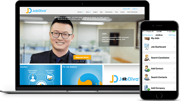 JobDiva Interface